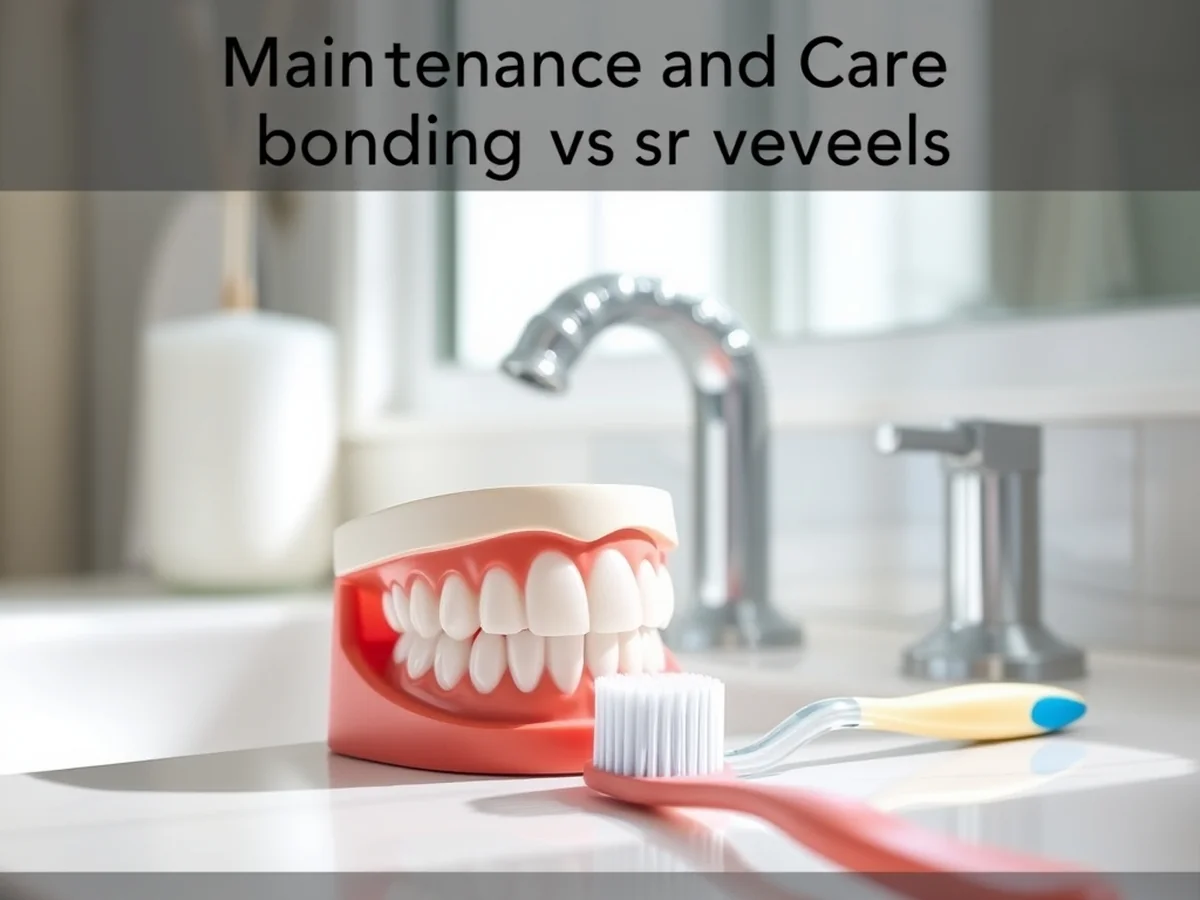 Maintenance and Care - Bonding vs Veneers