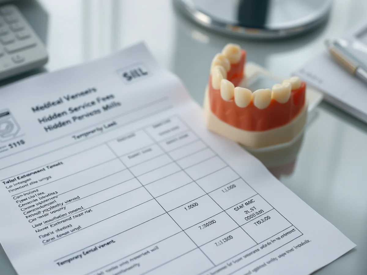 Hidden Service Fees - Dental Veneers Cost