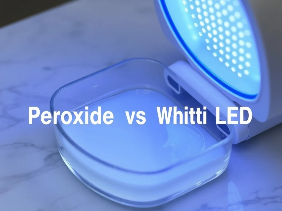 Peroxide vs LED Whitening - Teeth Whitening