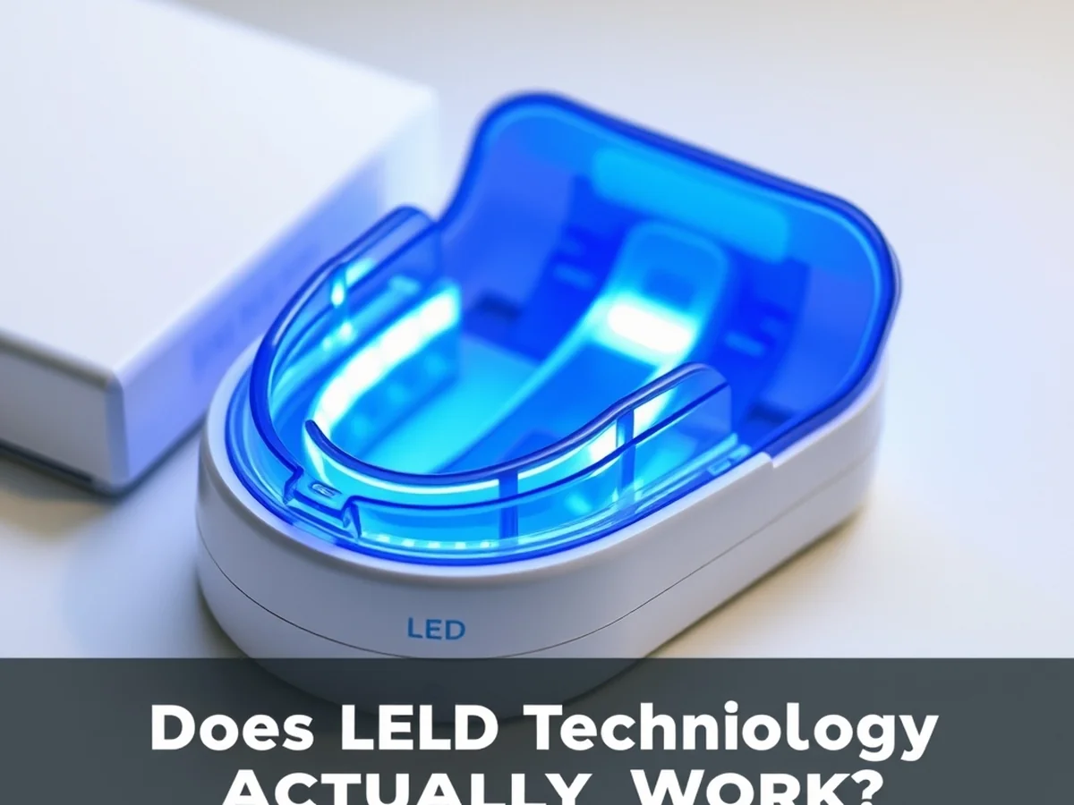 Does LED Light Technology Actually Work - at-home whitening kit