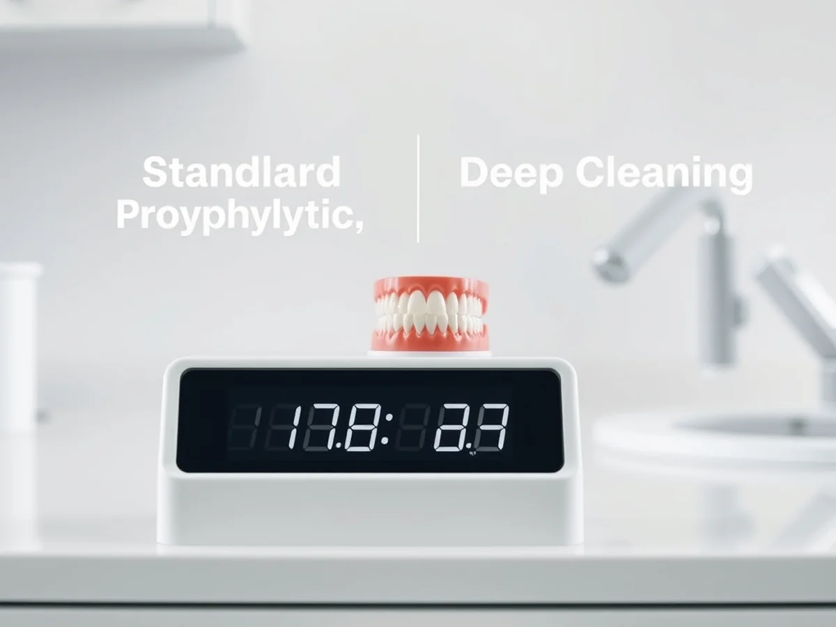 Standard Prophylactic Cleaning Versus Deep Cleaning Timeframes - how long does a teeth cleaning take